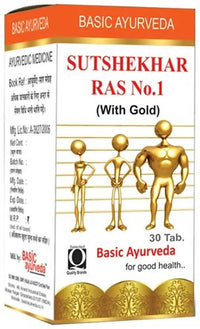 Thumbnail for Sutshekhar Ras No.1 (With Gold) Tablets
