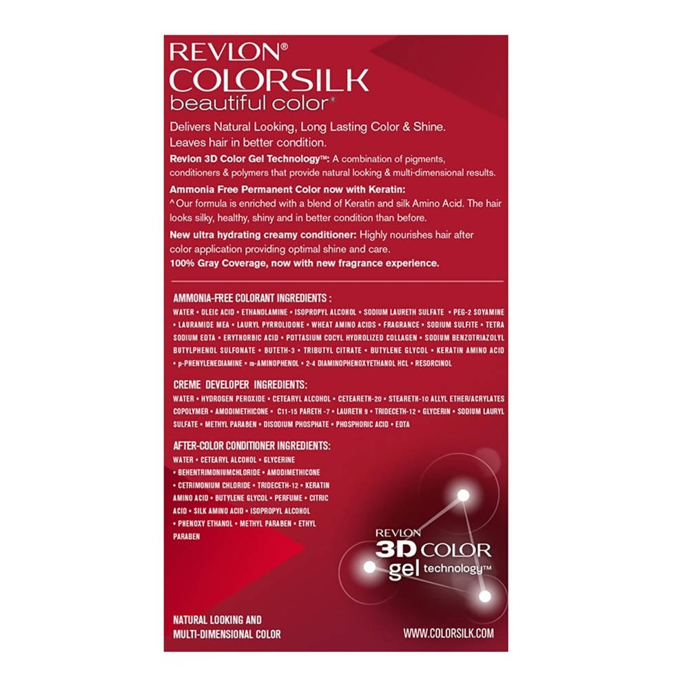 ColorSilk Beautiful Color With Keratin - Black 1N