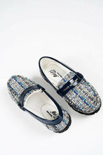 Thumbnail for Tiny Bugs Boys Printed Slip Ons Loafers - Blue - Distacart