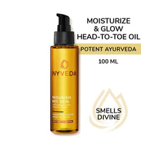 Thumbnail for Nyveda Body Oil | Nourish My Skin Moisturise & Glow Head-To-Toe - Distacart