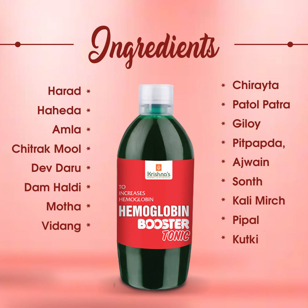 Krishna's Herbal & Ayurveda Hemoglobin Booster Tonic