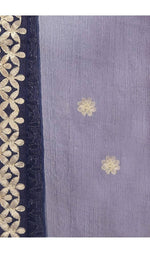 Thumbnail for Mominos Fashion Navy Blue Orgenza Gotta Patti Dupatta