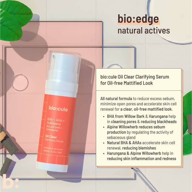 Biocule Oil Clear Clarifying Face Serum - Distacart