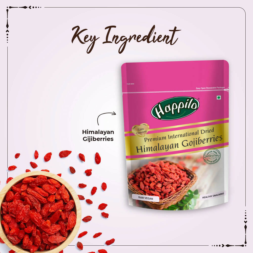 Happilo 100% Natural Himalayan Dried Gojiberries - Distacart