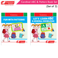 Thumbnail for Cardinal ABC & Pattern Book Set (Set Of 2)| Alphabet Picture Book|General Knowledge Book|Pattern Writing Book| Combo Book for Kids| Ages 3-5 Years - Distacart