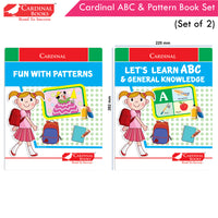Thumbnail for Cardinal ABC & Pattern Book Set (Set Of 2)| Alphabet Picture Book|General Knowledge Book|Pattern Writing Book| Combo Book for Kids| Ages 3-5 Years - Distacart