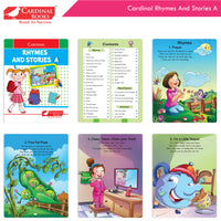 Thumbnail for Cardinal Fun Learning Nursery Activity Books Set of 6|Number| Rhymes & Story| Phonic| English & Maths| Colouring Book for Kids Ages 3-4 Years - Distacart