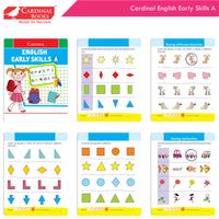 Thumbnail for Cardinal Fun Learning Nursery Activity Books Set of 6|Number| Rhymes & Story| Phonic| English & Maths| Colouring Book for Kids Ages 3-4 Years - Distacart