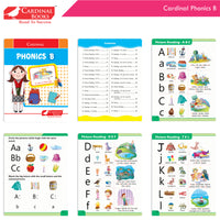 Thumbnail for Cardinal Fun Learning Junior KG Activity Books Set of 6|Number| Rhymes & Story| Phonic| English & Maths Skill| Colouring Book For Kids Ages 4-5 Years - Distacart