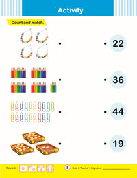 Thumbnail for Cardinal Mathematics Primer B|Senior KG|Pattern & Shapes|Number 1-100|Skip Counting|Fun Learning Maths Activity Book| Ages 3-7 Years - Distacart
