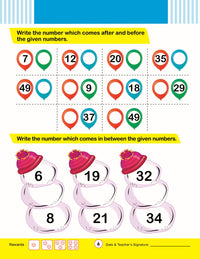Thumbnail for Cardinal Mathematics Primer B|Senior KG|Pattern & Shapes|Number 1-100|Skip Counting|Fun Learning Maths Activity Book| Ages 3-7 Years - Distacart