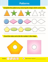 Thumbnail for Cardinal Mathematics Primer B|Senior KG|Pattern & Shapes|Number 1-100|Skip Counting|Fun Learning Maths Activity Book| Ages 3-7 Years - Distacart