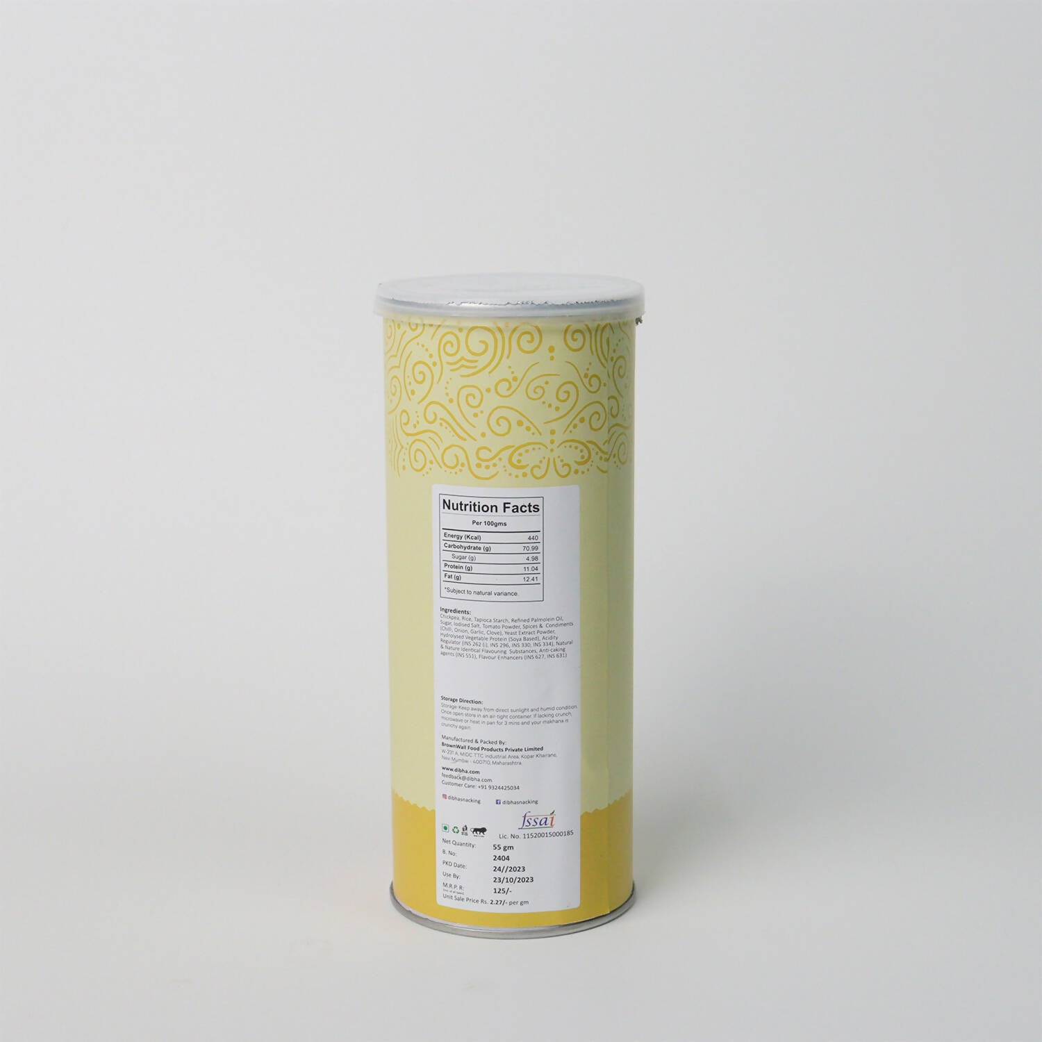 Dibha - Honest Snacking Cheese & Herb Chickpea Puff - Distacart