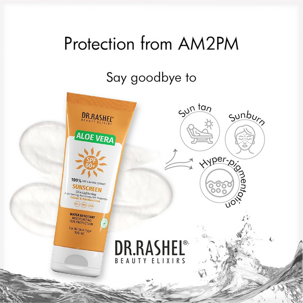 Dr.Rashel Aloe Vera Sunscreen SPF 60+ - Distacart