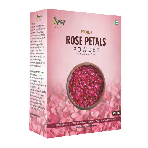 Spag Herbals Premium Rose Petals Powder - Distacart