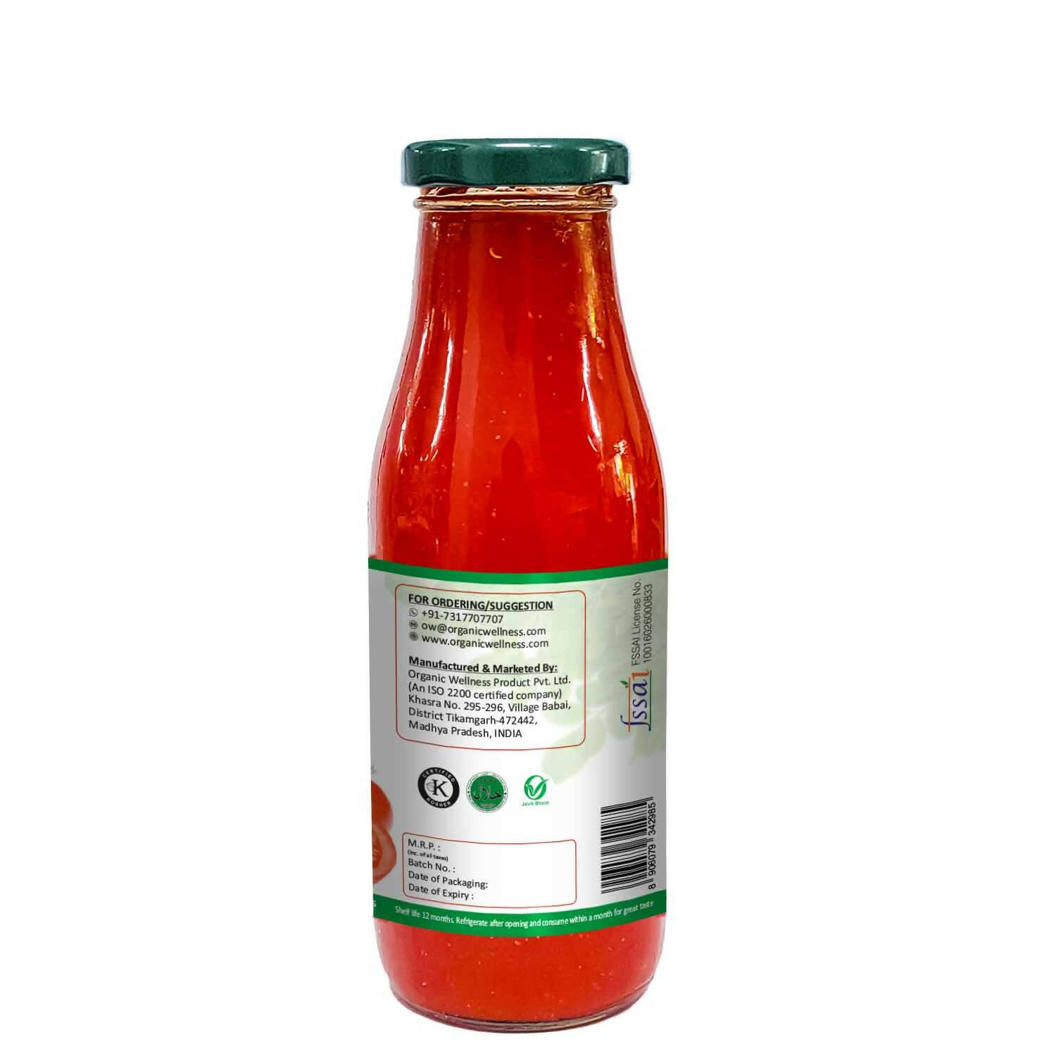 Organic Wellness Moringa Tomato Ketchup - Distacart