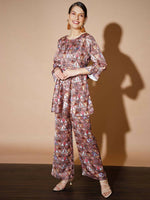 Thumbnail for Myshka Women Multi Printed Co-Ords - Distacart