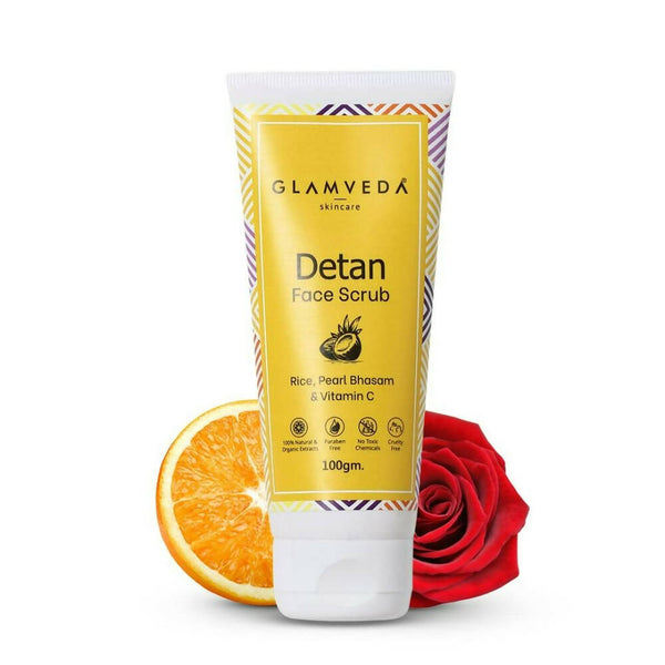 Glamveda Detan Face & Body Scrub - Distacart