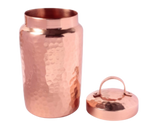 Thumbnail for Hammered Copper Container with Lid