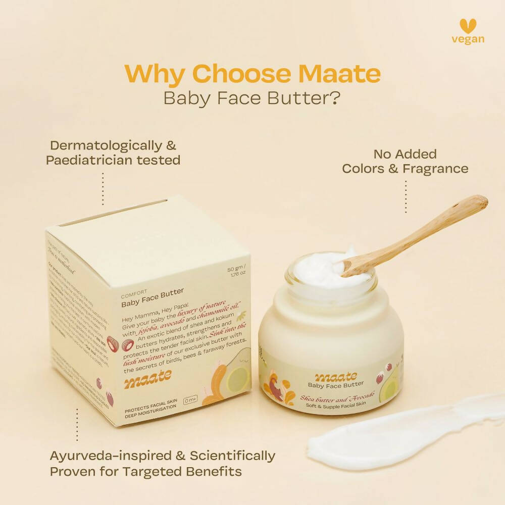 Maate Baby Face Butter Enriched with Shea Butter & Avocado - Distacart