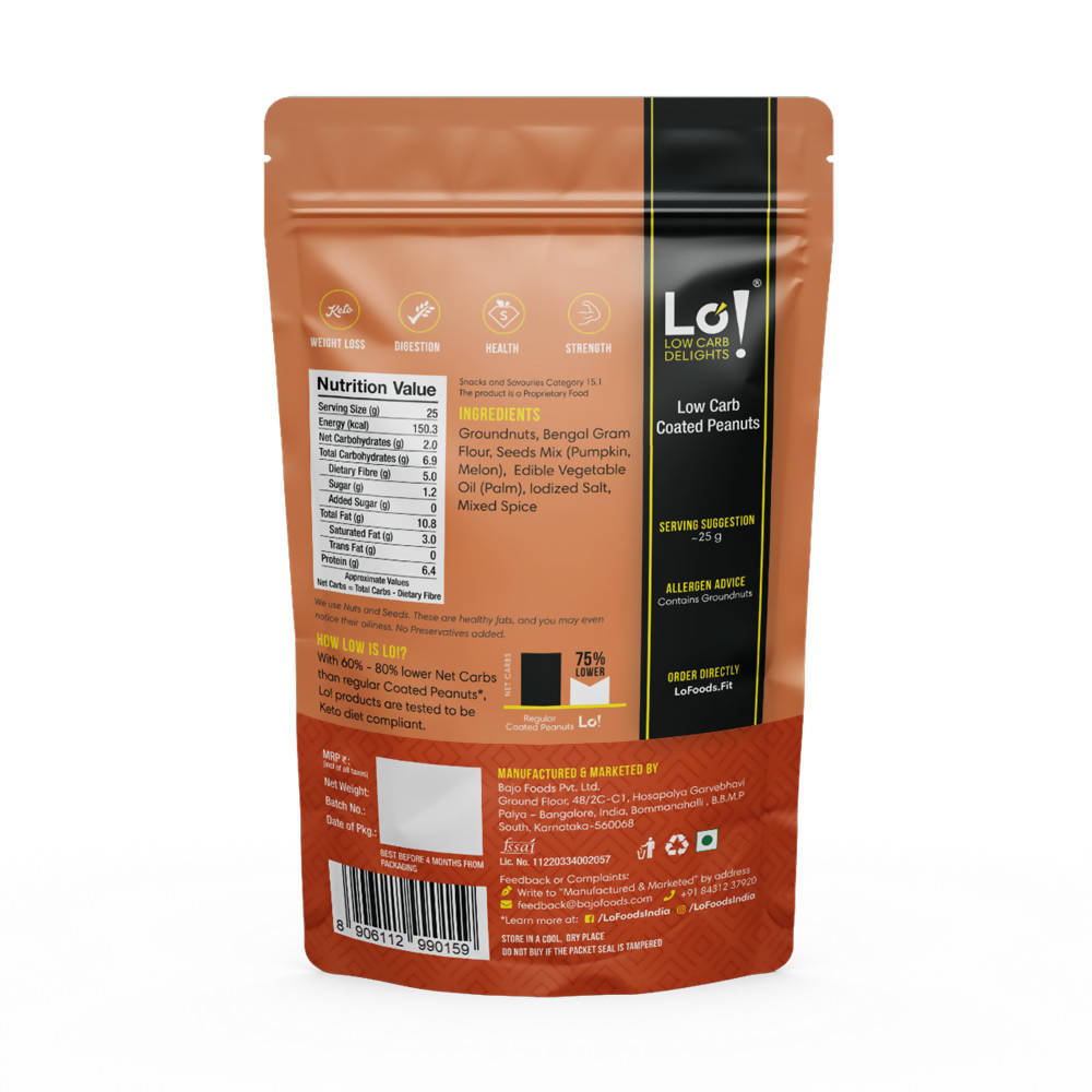 Lo Low Carb Coated Peanuts