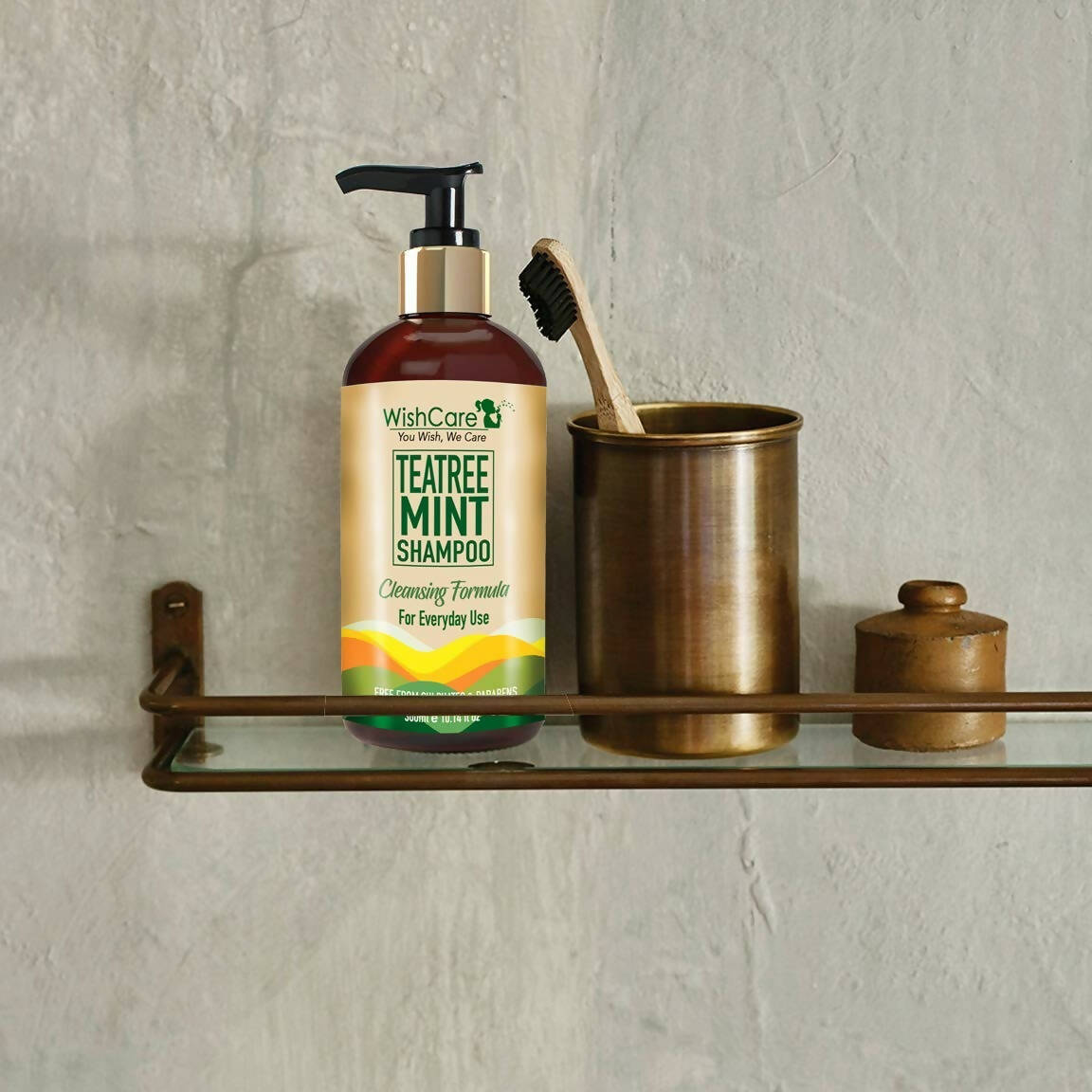 Wishcare Tea Tree Mint Shampoo - Distacart