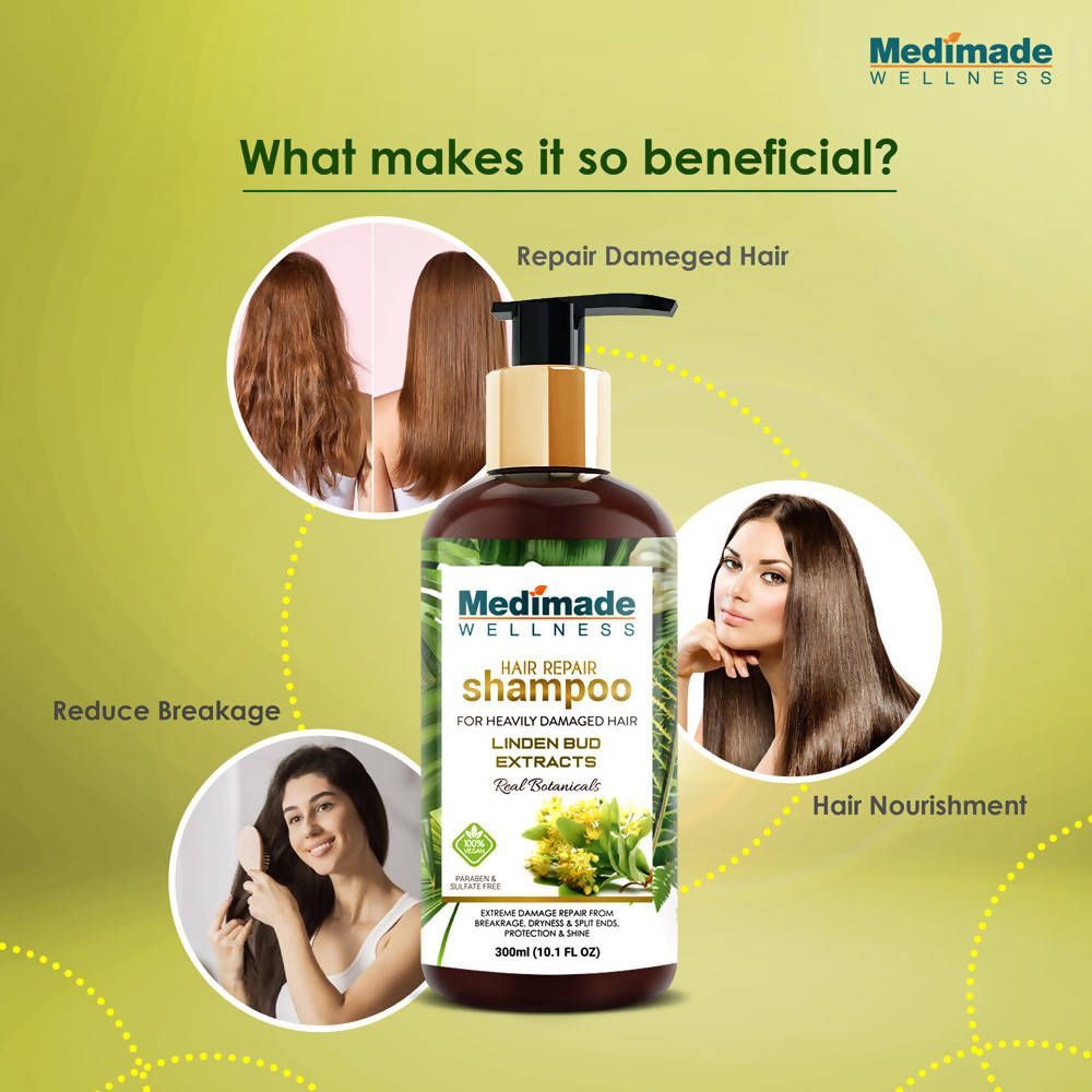 Medimade Wellness Hair Repair Shampoo with Linden Bud Extracts - Distacart