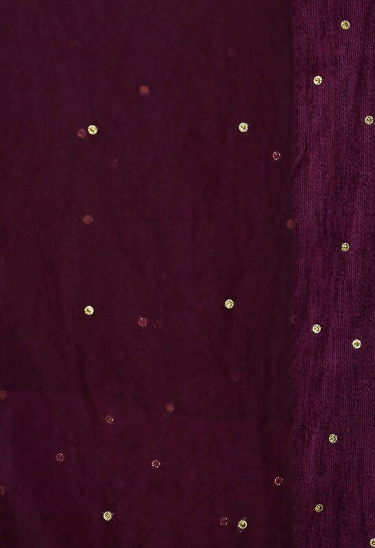 Mominos Fashion Moeza Organza Stone Work Purple Dupatta - Distacart