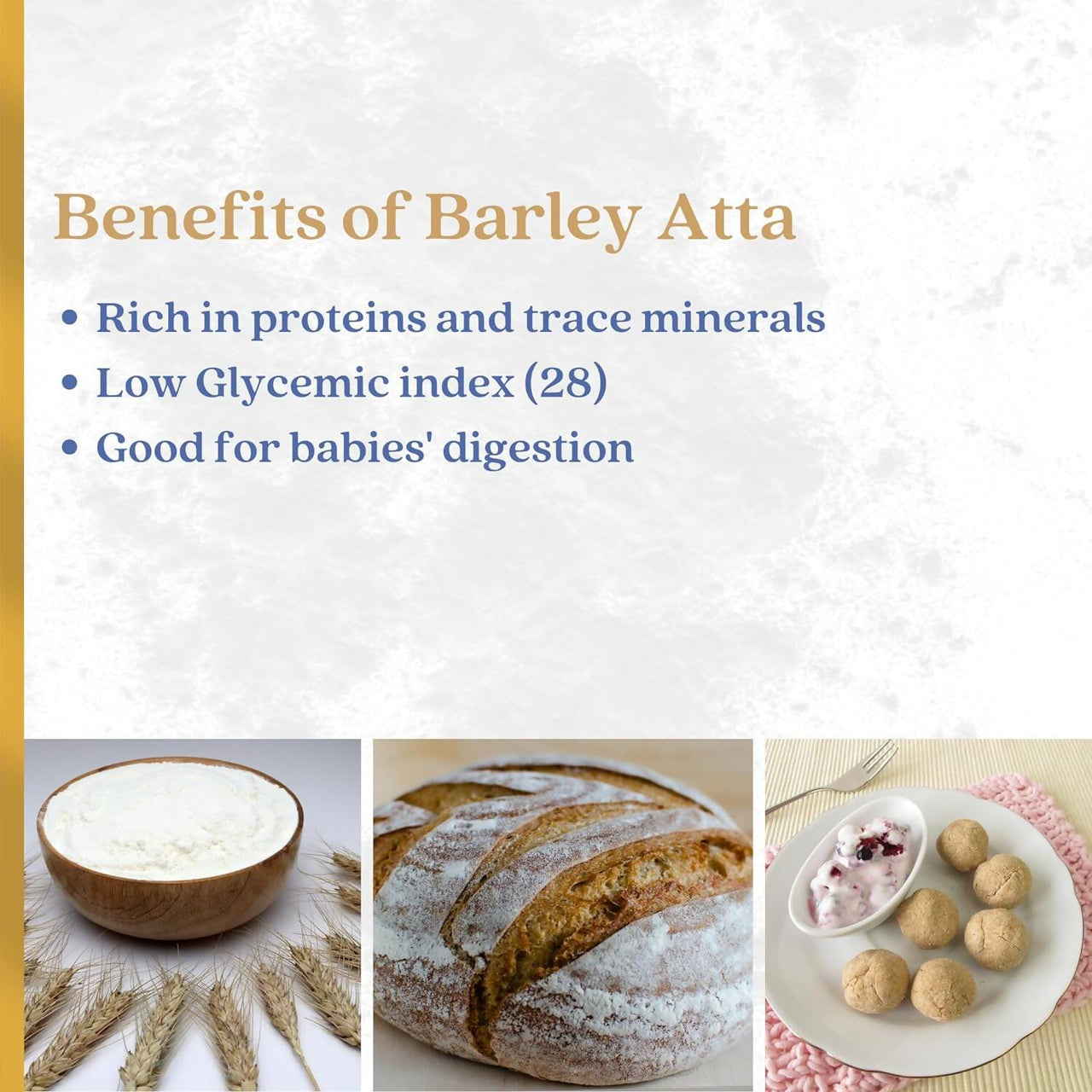 Earthen Story Certified Organic Pearl Barley Flour - Distacart