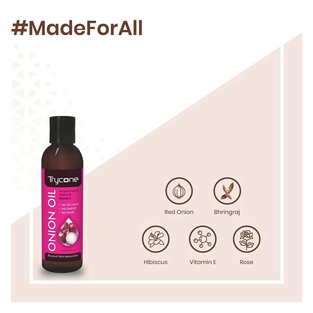Trycone Onion Hair Oil - Distacart
