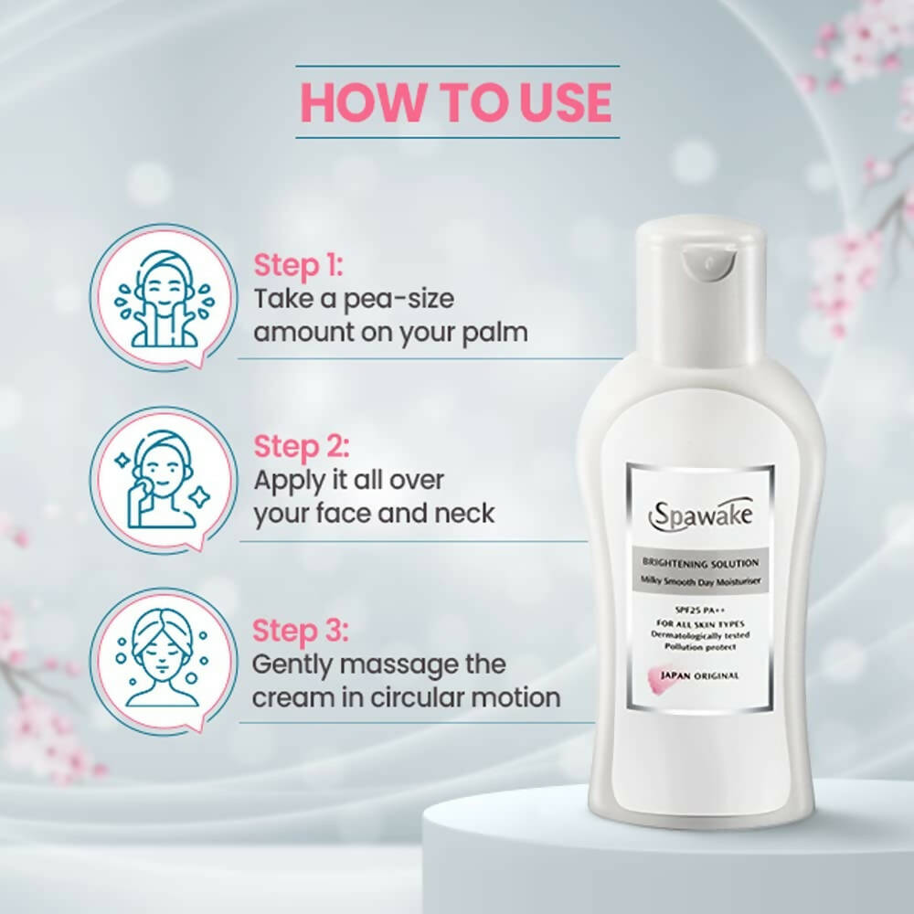 Spawake Brightening Solution Milky Smooth Day Moisturiser - Distacart