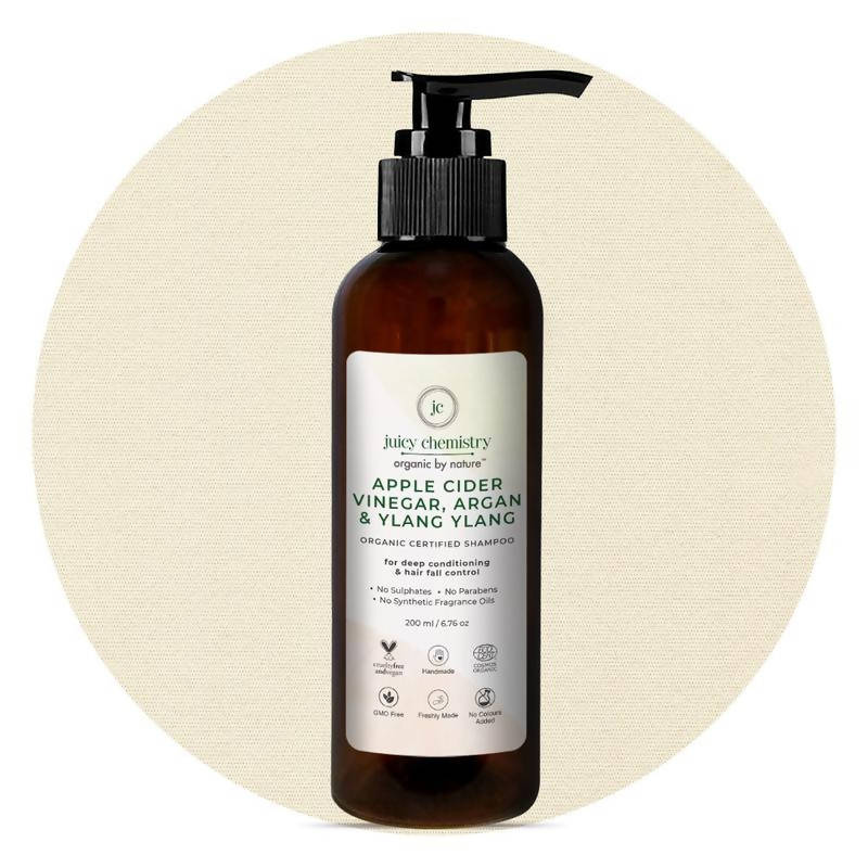 Juicy Chemistry Apple Cider Vinegar, Argan & Ylang Ylang Shampoo - Distacart