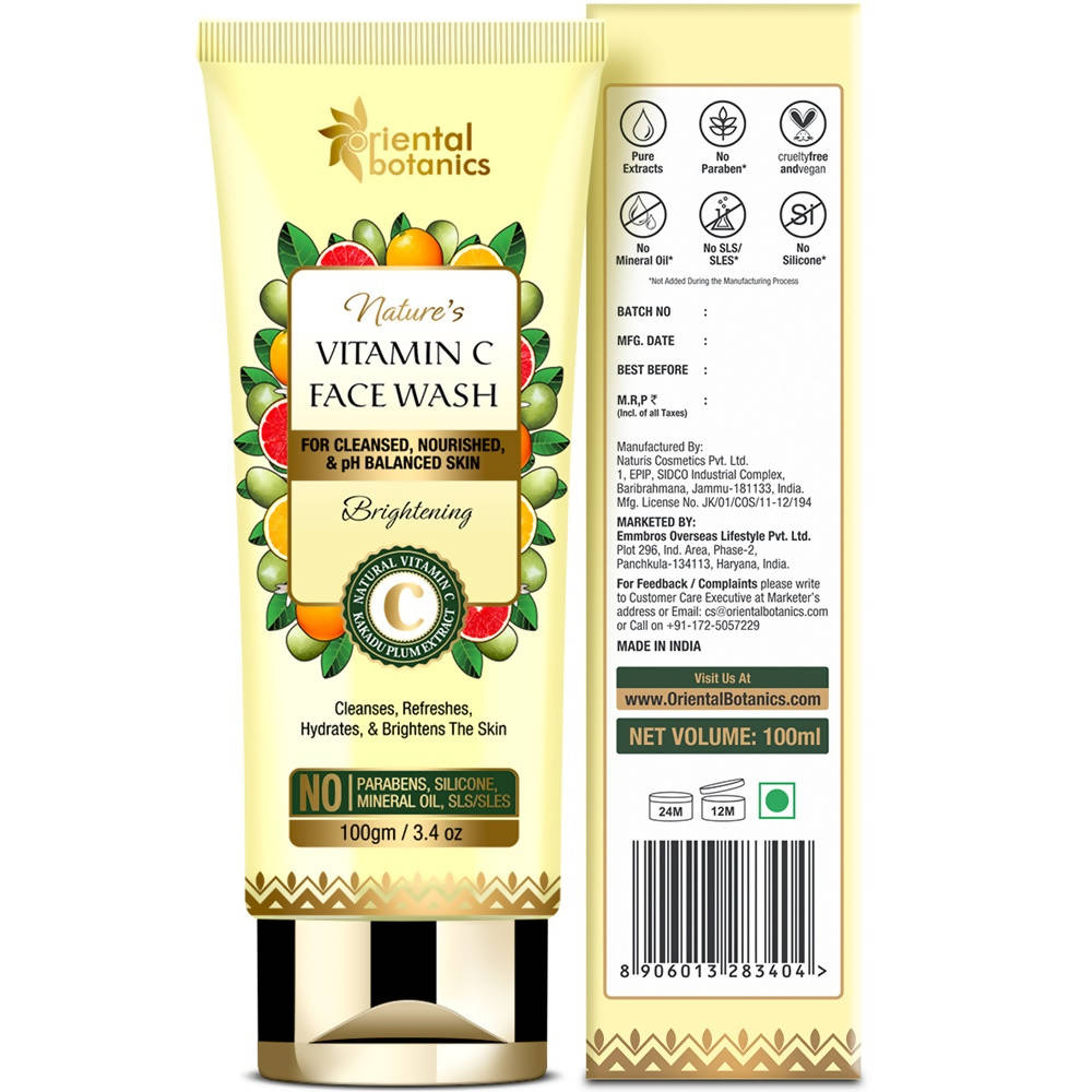 Oriental Botanics Nature’s Vitamin C Brightening Face Wash