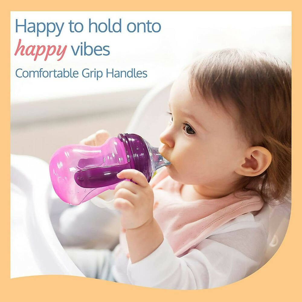 LuvLap Moby Little Spout Sipper for 6m+ (Purple) - Distacart