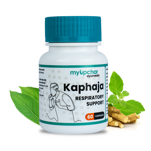 myUpchar Ayurveda Kaphaja Respiratory Support Capsules - Distacart