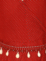 Thumbnail for Lil Drama Girls Printed Jumpsuit - Red - Distacart