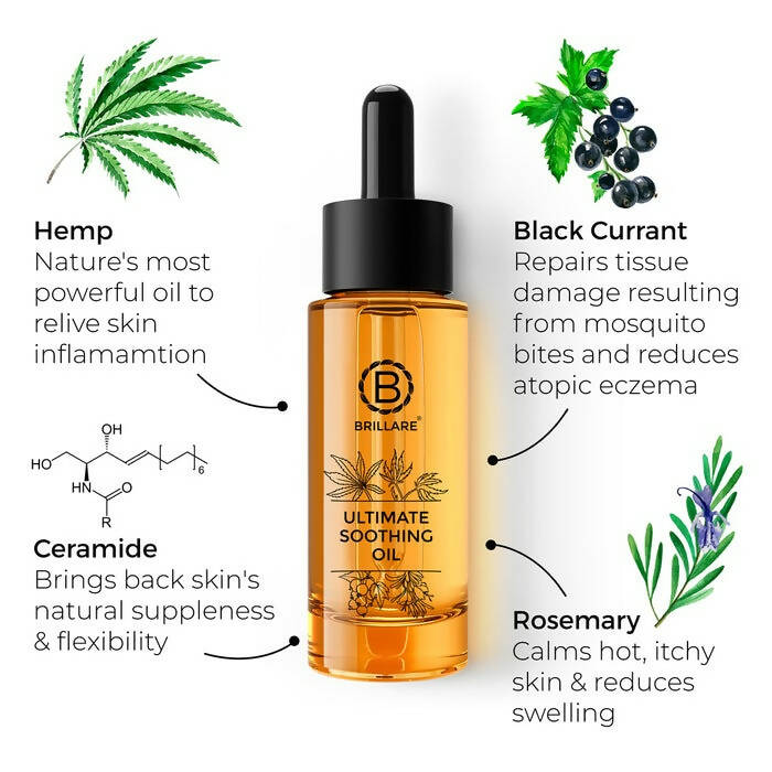 Brillare Ultimate Soothing Oil For Dry And Sensitive Skin - Distacart