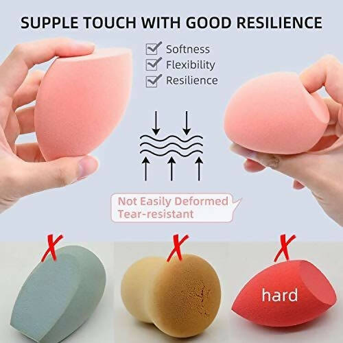 Favon Pack of 7 Professional Makeup Sponges - Distacart