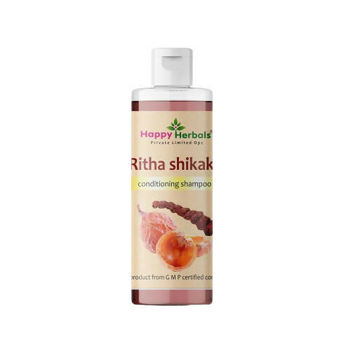 Happy Herbals Ritha Shikakai Conditioning Shampoo - Distacart