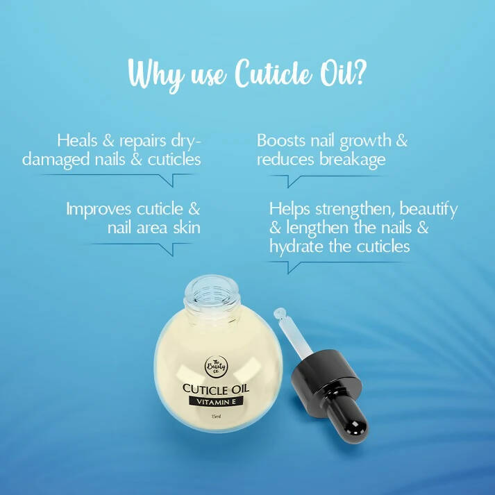 The Beauty Co. Vitamin E Cuticle Oil for Nails - Distacart