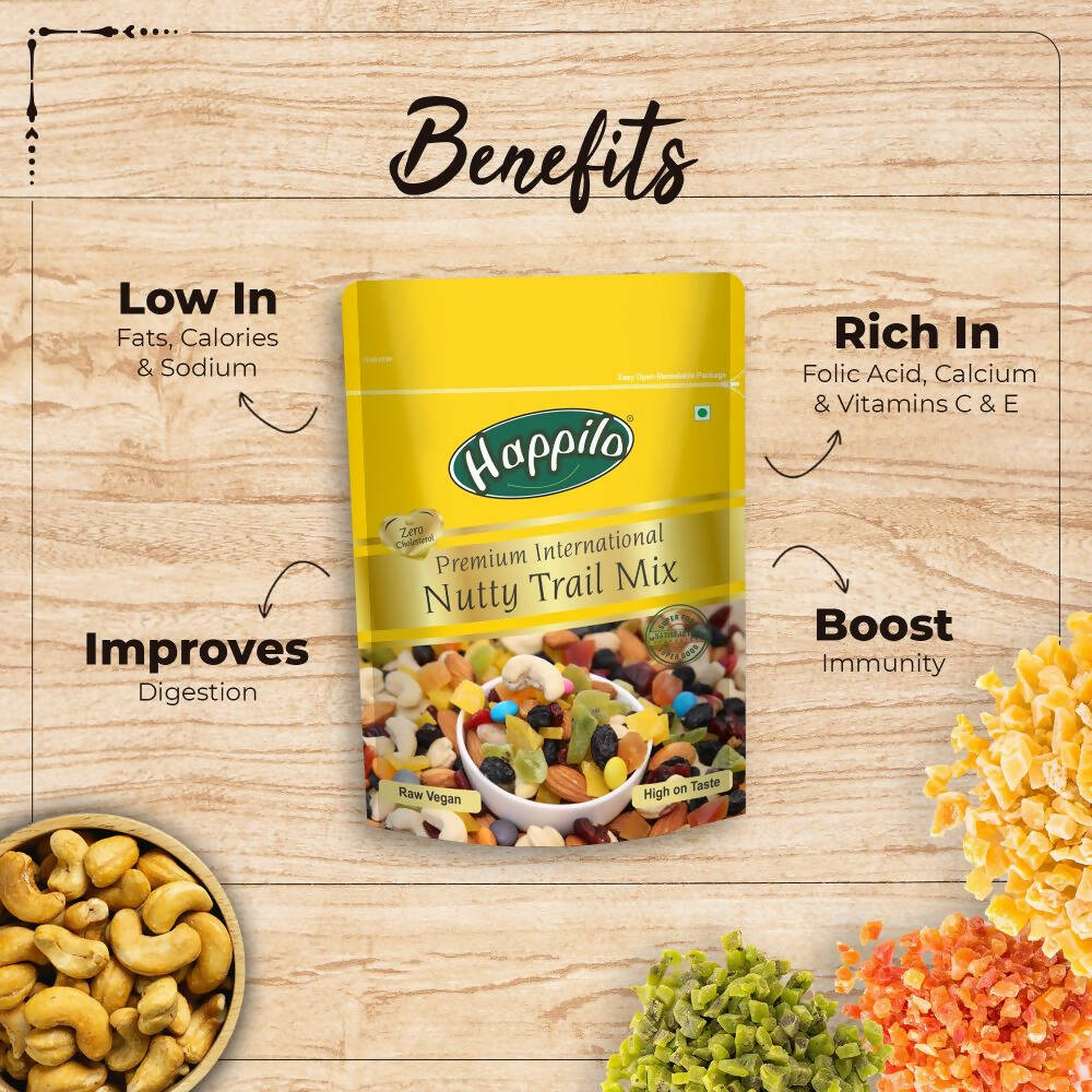 Happilo Premium Nutritious Nutty Trail Mix - Distacart