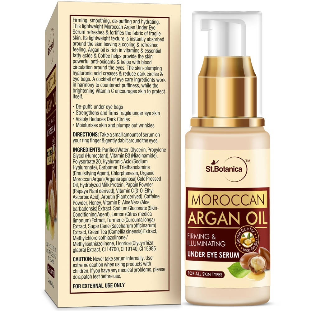 St.Botanica Moroccan Argan Oil Under Eye Serum