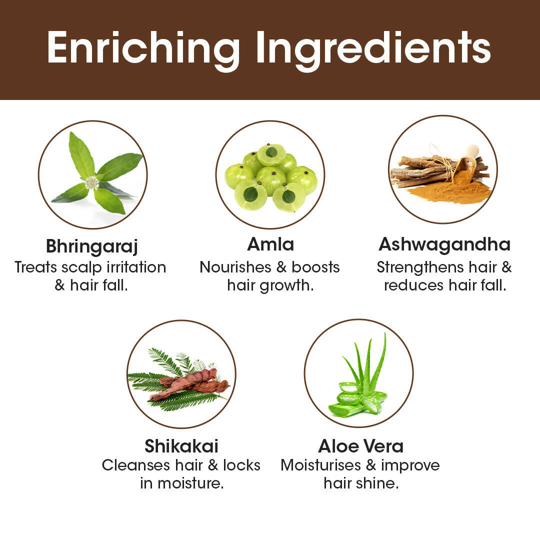 TAC - The Ayurveda Co. Bhringabali Hair Conditioner for Dry & Frizzy Hair with Amla & Bhringraj - Distacart
