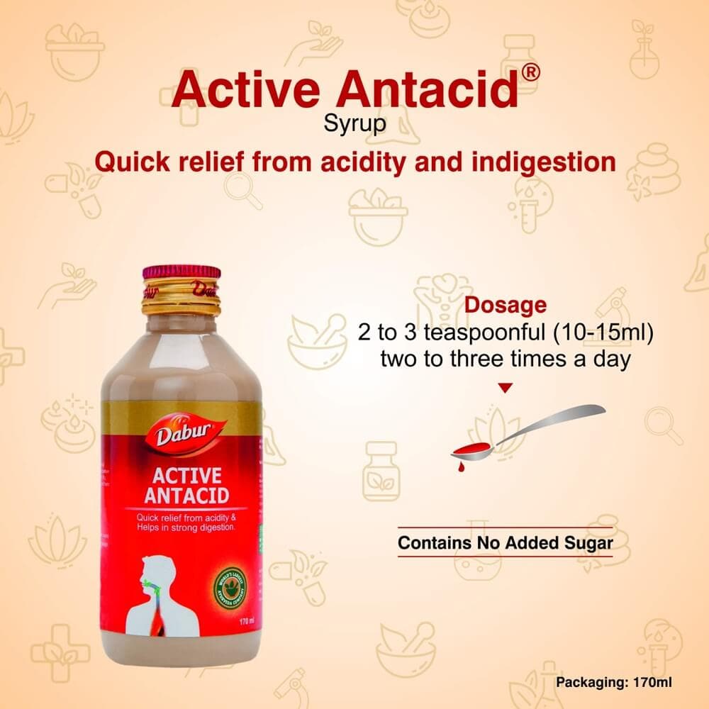 Dabur Active Antacid dosage