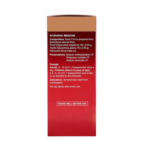 Dabur Laxirid Syrup Composition