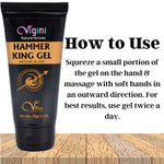 Thumbnail for Vigini Natural Actives Hammer King Gel for Men - Distacart