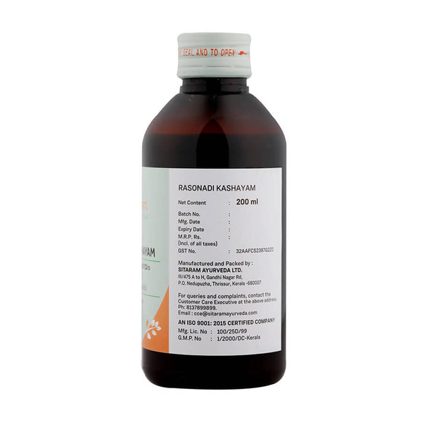 Sitaram Ayurveda Rasonadi Kashayam