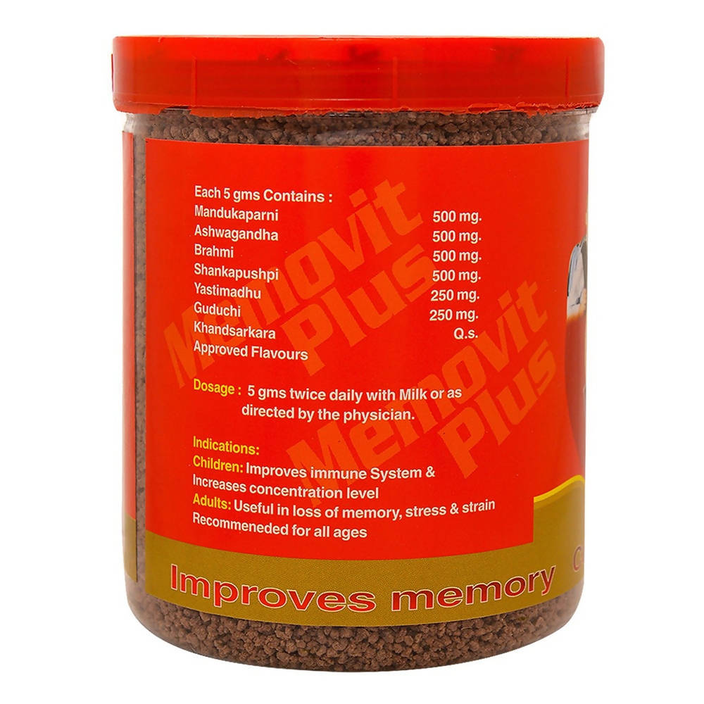 Jain Memovit Plus (Brahmi) Granules Ingredients