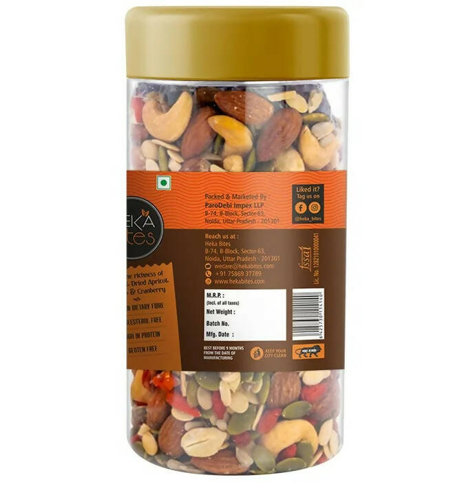 Heka Bites Healthy & Delicious All Day Fruit & Nut Mix - Distacart