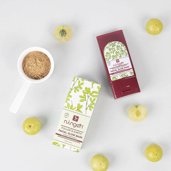 Ningen Fuller’s Earth Facial Glow Mask - Distacart